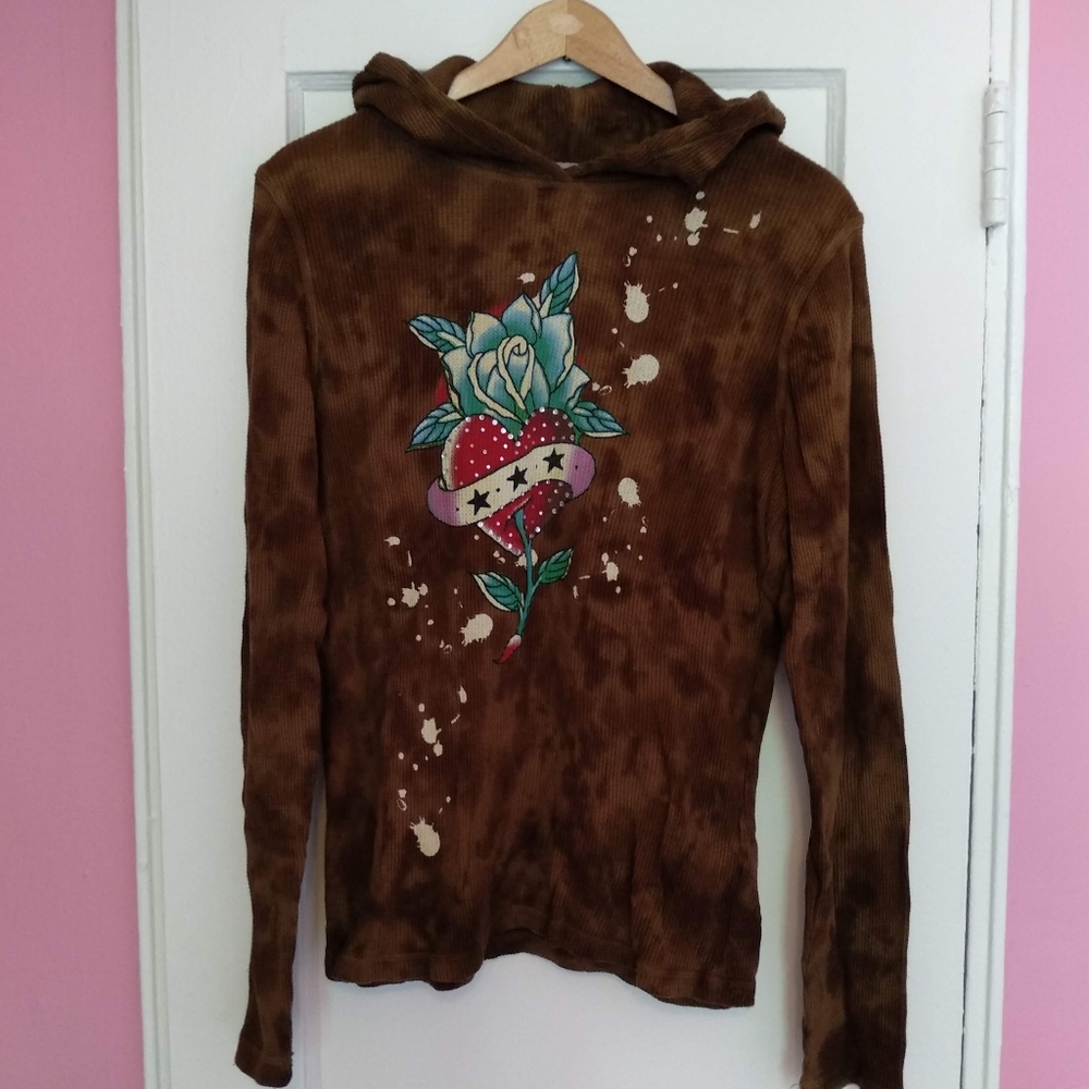 Mad Design. Long Sleeve. Hooded. 100% cotton